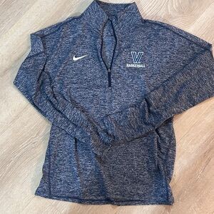 Nike Blue Quarter-Zip Drifit Villanova Basketball